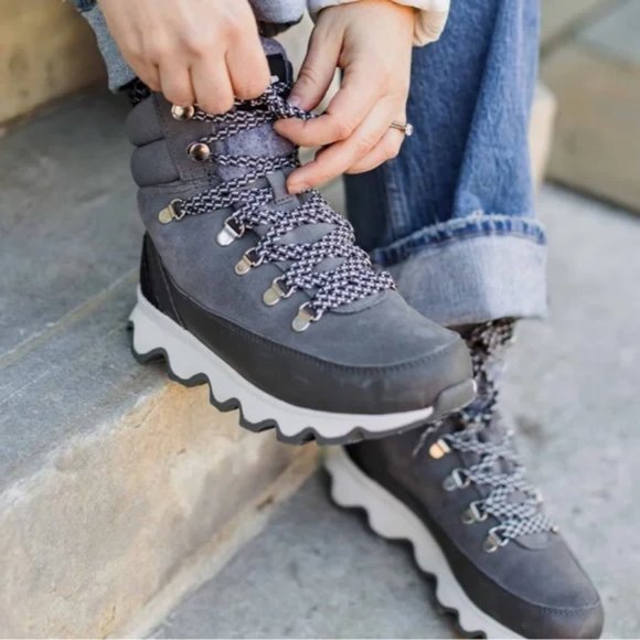 BOOTS ANKLE FLATS by SOREL In GREY, Size: 7.5 main image 0